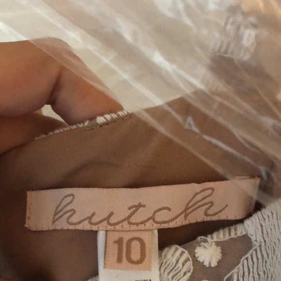 Anthropologie Midi Lace Dress with Slit - Picture 7 of 7